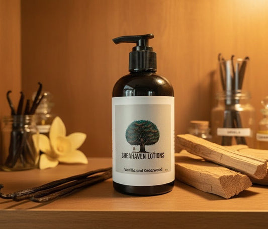 Vanilla and Cedarwood - 8 oz Bottle